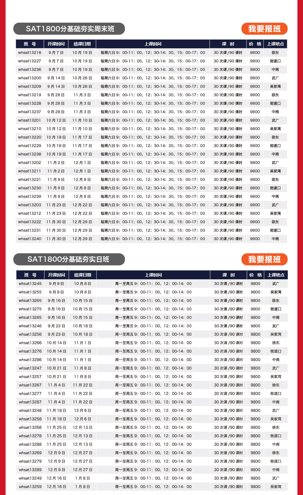 2013 SAT美国高考学习中心 秋季课程 美国院校梦从这里开始-武汉新航道学校